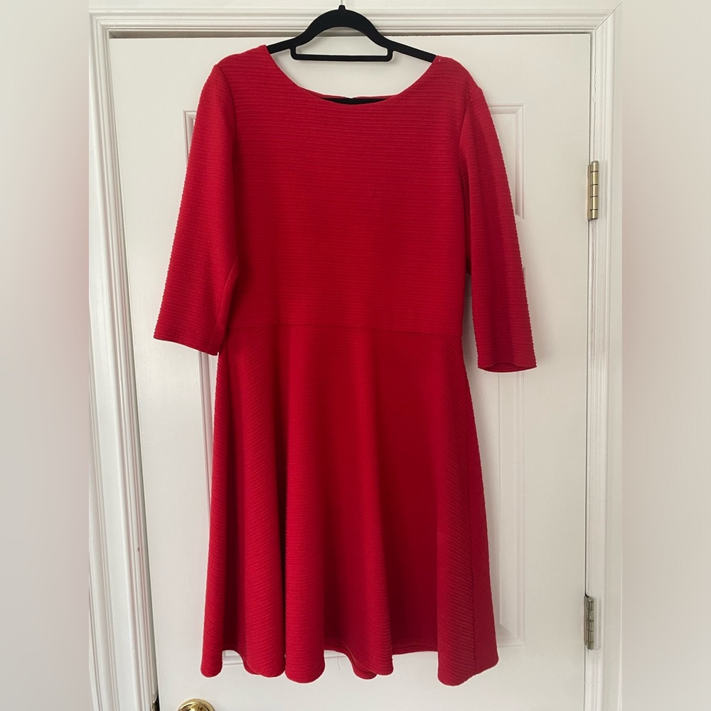 Donna Morgan Red A Line Dress (Size 12)
